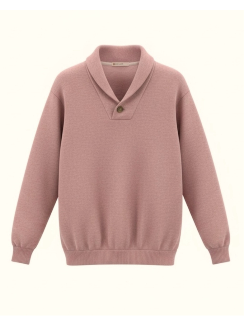 Marine Layer Shawl Collar Pullover Sweater in Pink Size L !'
